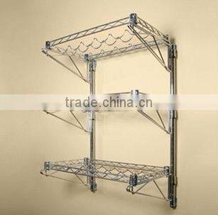 Ajustable Wall Mounted Wine Shelving for home or hotel