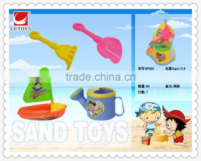 eco plastic 4PCS beach toys play set with sand boat for children for sale