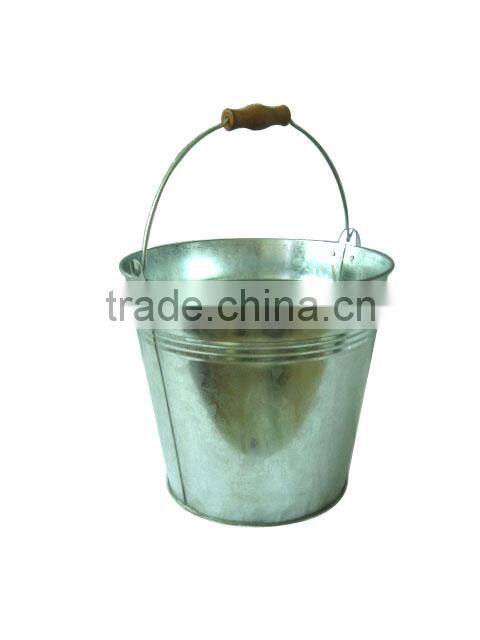 5L galvanized water bucket