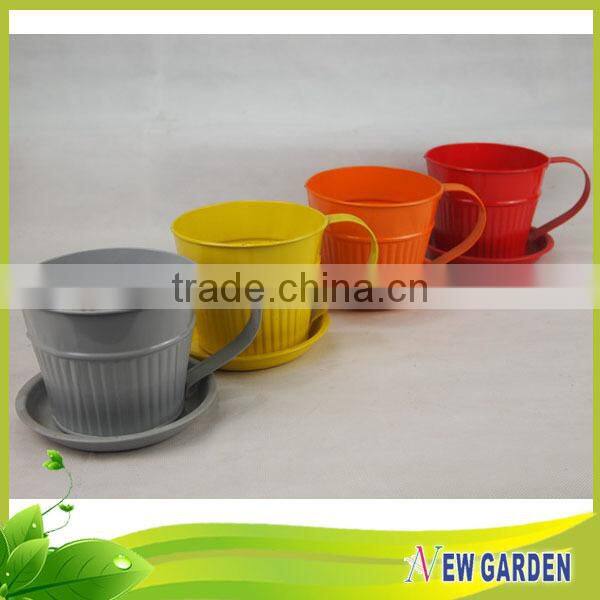 2015 Newgarden top grade waterpoof cup shape mini flower pot