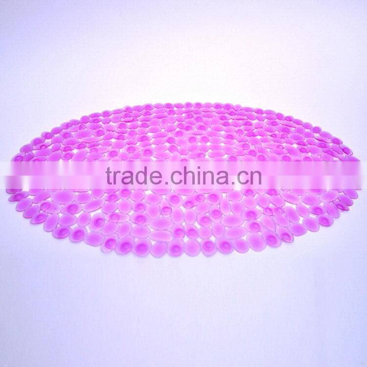 Good quality crossline mini pvc anti slip baby bath mat