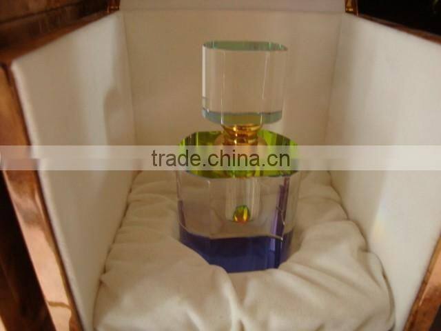 nice new k9 crystal diamond facet glass perfume bottle