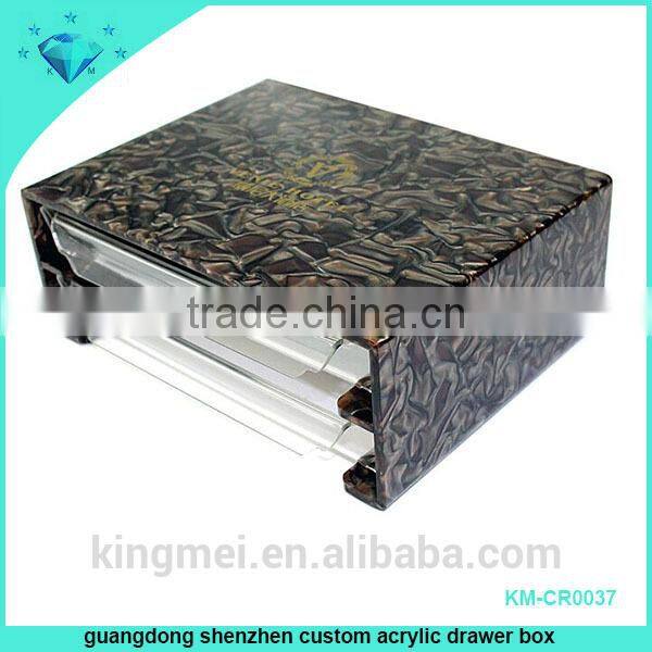 marble acrylic jewelry drawer box