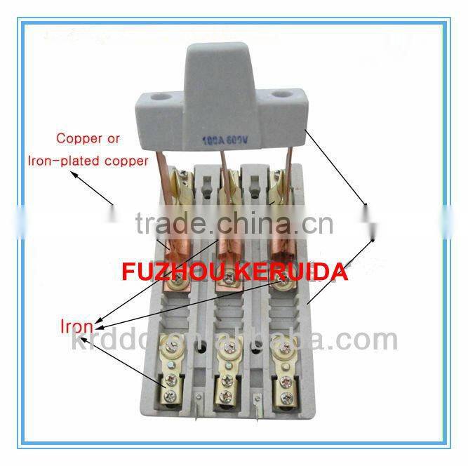 porcelain electrical knife switch/pole knife switch/single throw