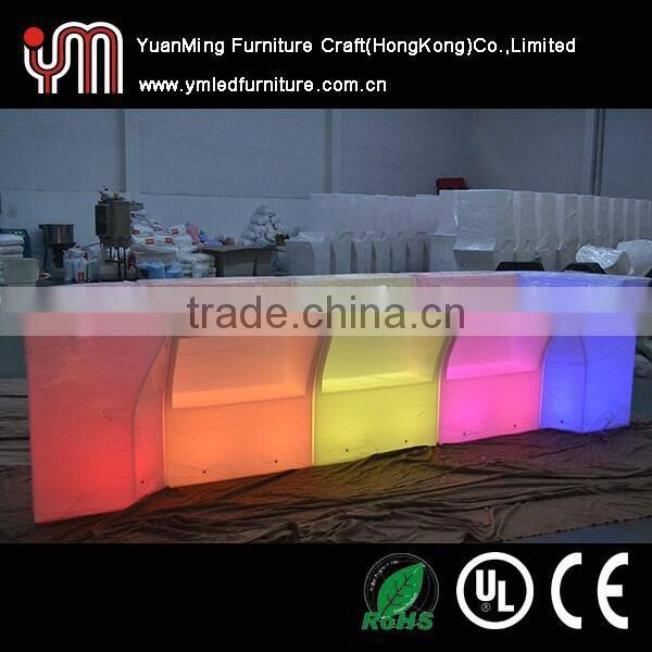 Plastic Led Bar Furniture New Design Events Led Bar Counter