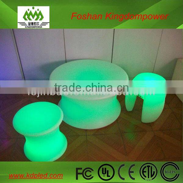led fashionable bar glowing PE bar table