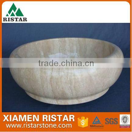 Natural round marble stone bathroom basins and stone sinks RST-RB076