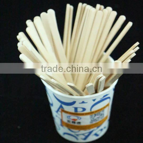paper wrapped wooden drink stirrer