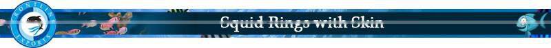 Seafood Supplier Export Frozen Squid Rings With Skin