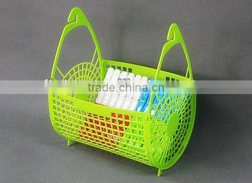 New plastic foldable basket with pegs