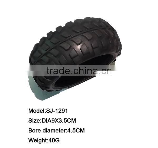 coloured Durable rubber toy car tires baby car toy tyres