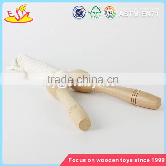 wholesale new kids toys wooden handle skipping jump rope primary color children wooden jump rope W01A292