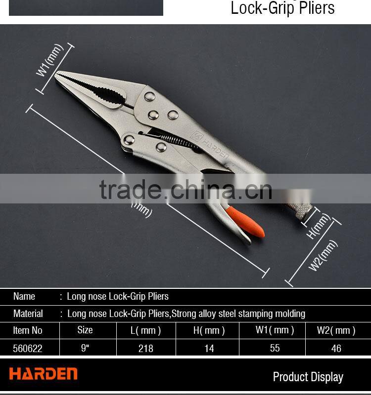 Professional Long Nose Straight Jaw Locking Pliers