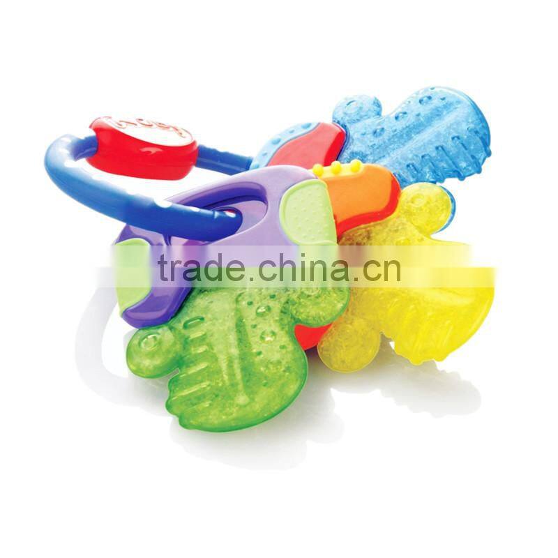 China Hard/Soft Baby Teething Keys Toy