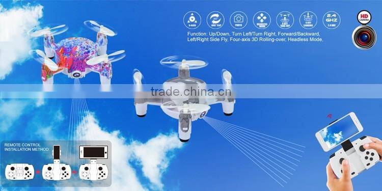 RC Micro Camouflage Drone with 720P WIFI FPV CAMERA