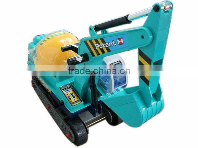 Child excavator toy kids ride on car excavator model toy