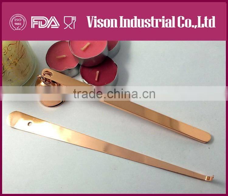 High quality stainless steel wick trimmer candle scissors /snuffer/dipper professional production C013