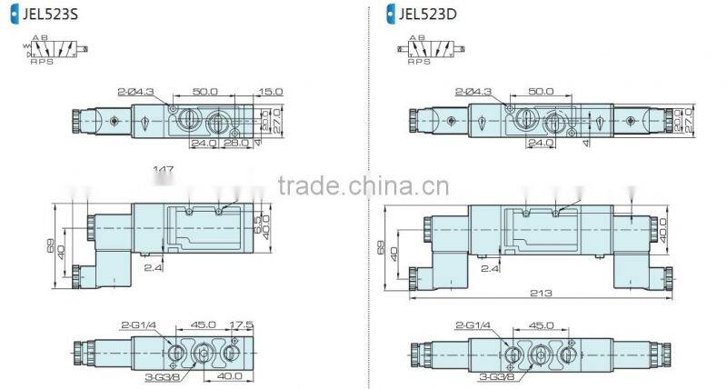 JEL Series water solenoid valve with high quality