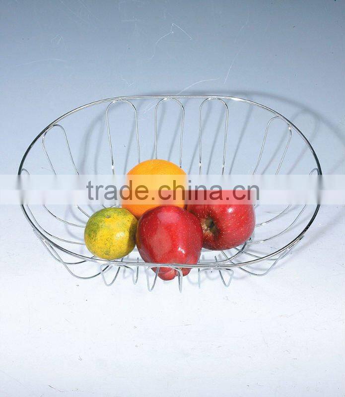 57-6A Plating fruit basket with metal wire