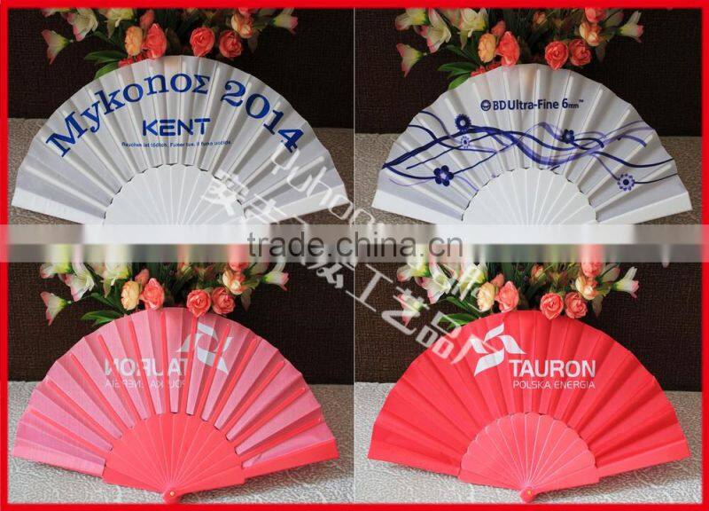 Factory wholesale fabric hand held fan