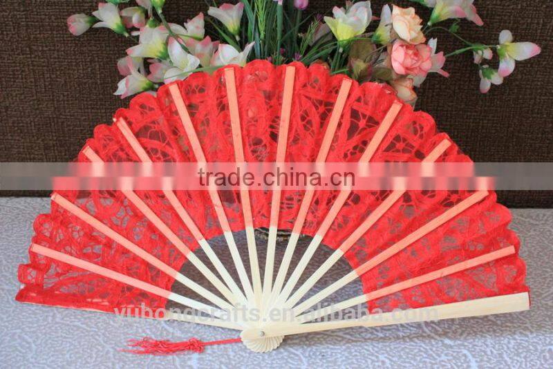 High quality lace crafts fan