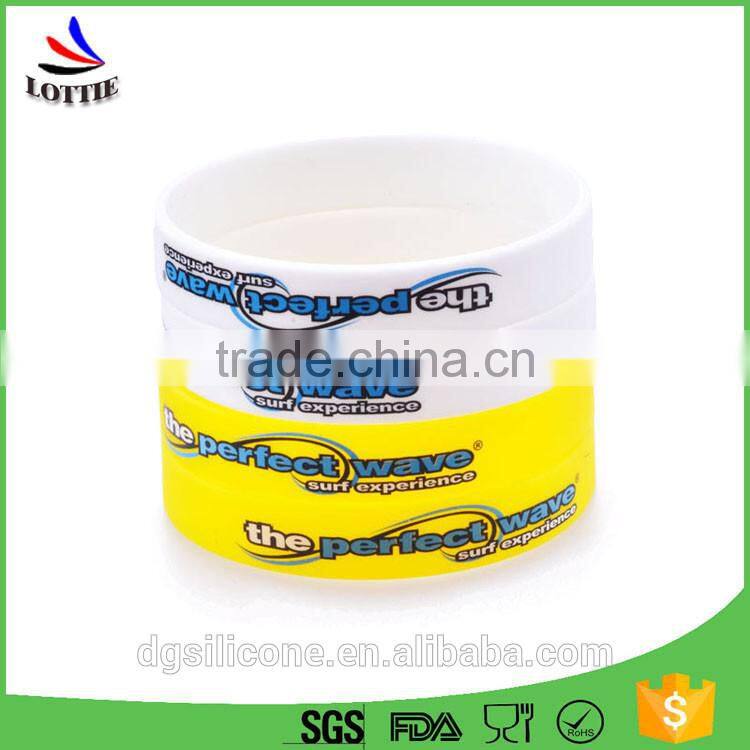 Custom Promotional BPA Free Silicone Bracelet, Cheap silicone wristband
