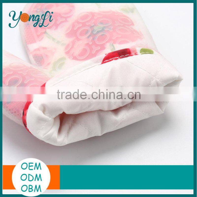 Durable In Use Silicone Cotton Microwave Heated Gloves