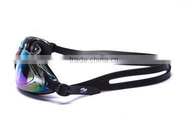 Cheapest oem logo advanced waterproof mirror coating swimming goggles