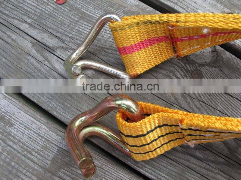 Cargo lifting equipment polyester strapping truck tie down straps