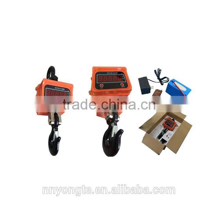 Hanging electric digital 50t wireless crane scale