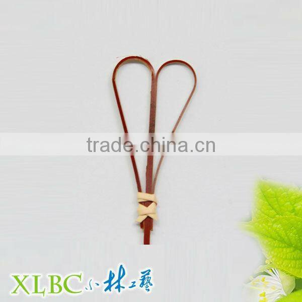 hearted knotted bamboo picks