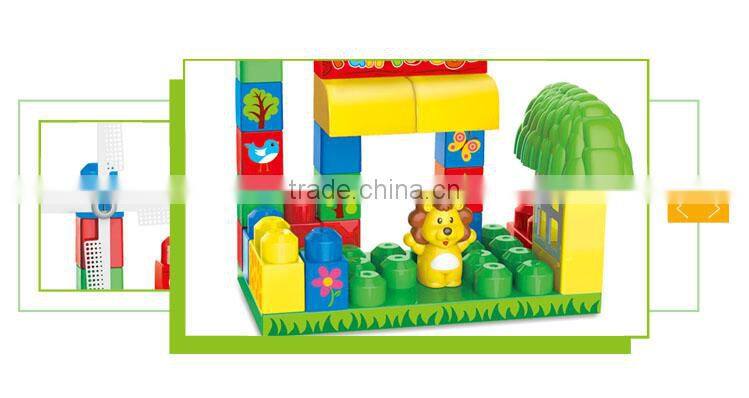 Funny bricks 32pcs large toy plastic building blocks for kids