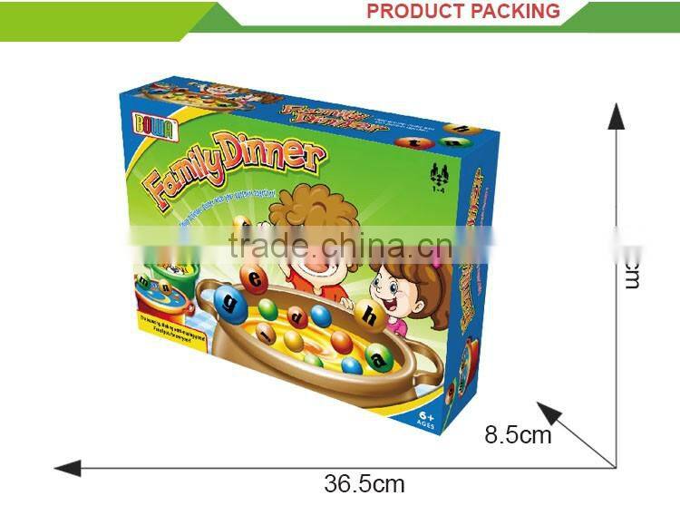Funny intelligence tableware alphabet toy game player for kids
