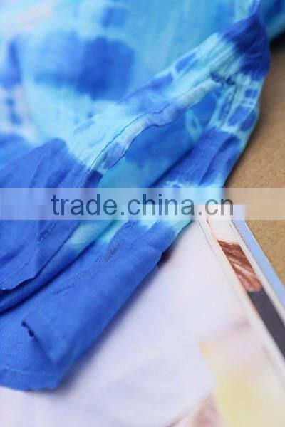 women's tie dye blouse & top , women's beads neck blouse