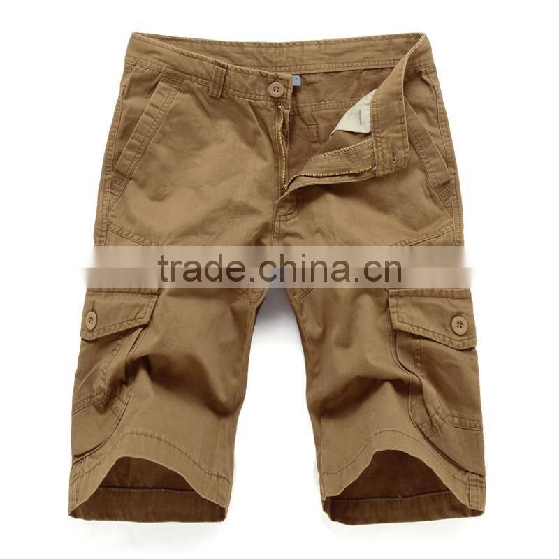 Hot sale large size men shorts pants wholesale cotton cargo pants men