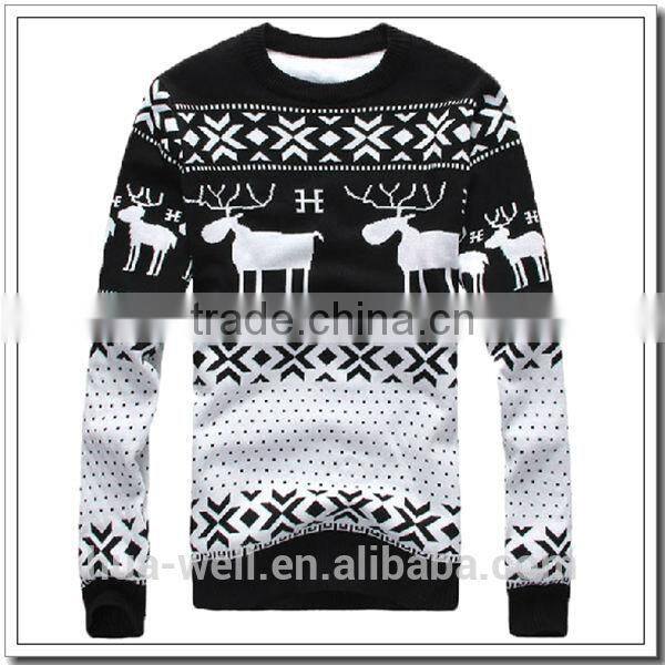 Christmas sweater for men in cashmere
