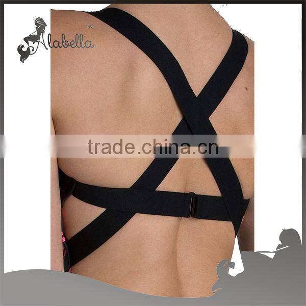 Sublimation swim suit also features a keyhole cut-out design at front