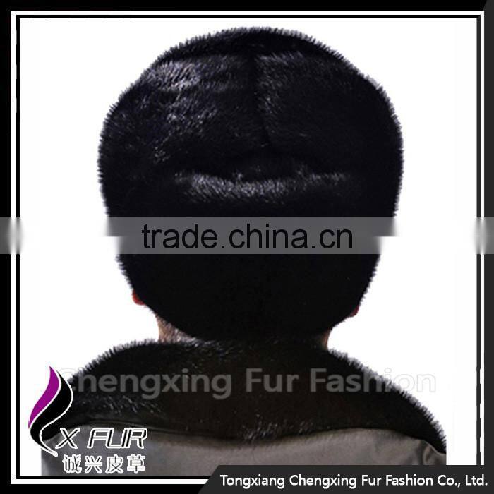 CX-C-92A New Products Custom Unisex Fashion Mink Fur Man Luxury Russia Winter Hat