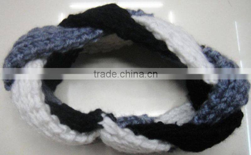 Fashion new Hot designer crochet acrylic braided headband
