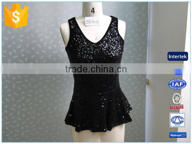 Summer Sexy Bling Sleeveless Sequin Vest