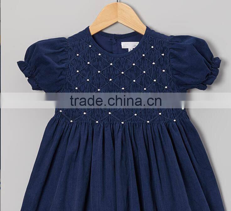 New Designs children frocks Dress For Baby Girls Cotton Baby Girl Summer dress One Piece Smocked children clothes