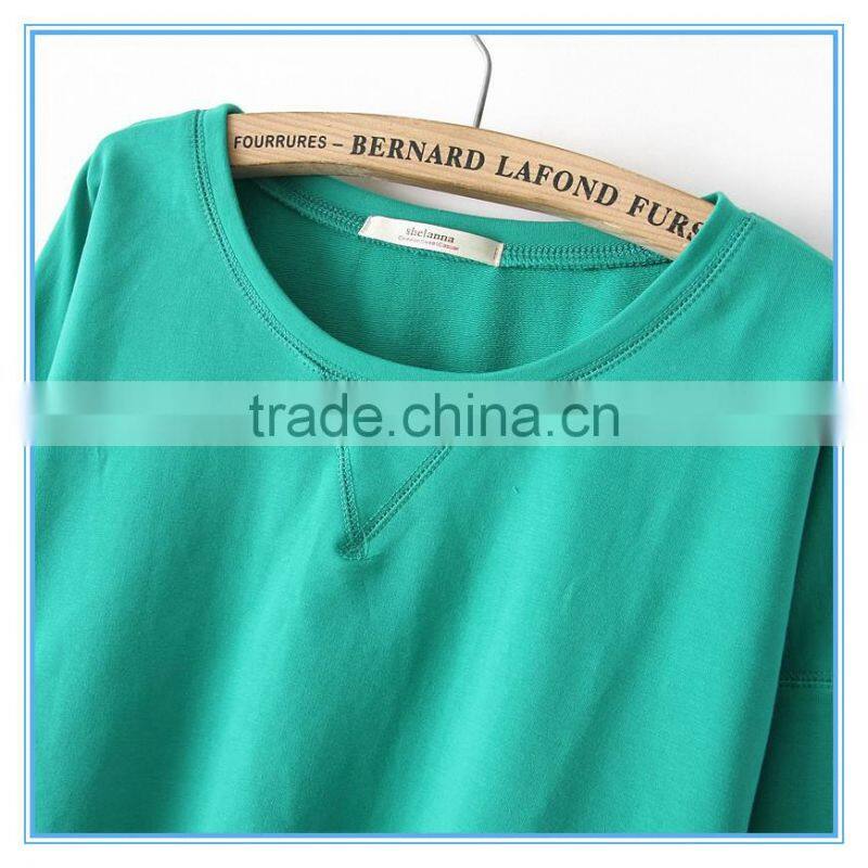 Wholesale Long sleeve short loose jumper that show hilum woman xxxxl pullover
