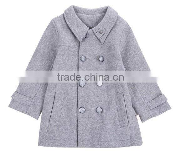 childrens long trench child coat/children casual wear