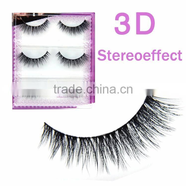 Handmade Crossing Lashes Thick 3D Fake Eyelash