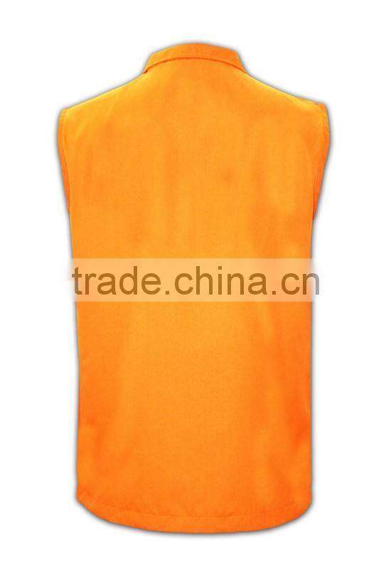 Wholesale factory price manufactures vest uniform cheap custom Promotional Vest Order
