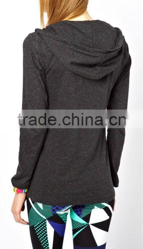 2016 new style soft sweatshirt fabric hooded sweatshirt