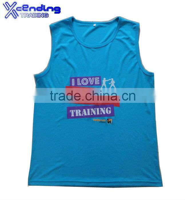 Xcending X-T063 Printed dry fit round neck singlet