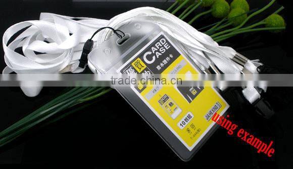 Cheap Wholesale 10 White Neck Strap ID Card Holder Lanyard