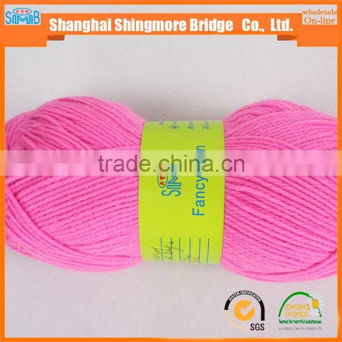 alibaba china yarn supplier cheap wholesale high quality double acrylic yarn 100% with 50 gram for hand knitting