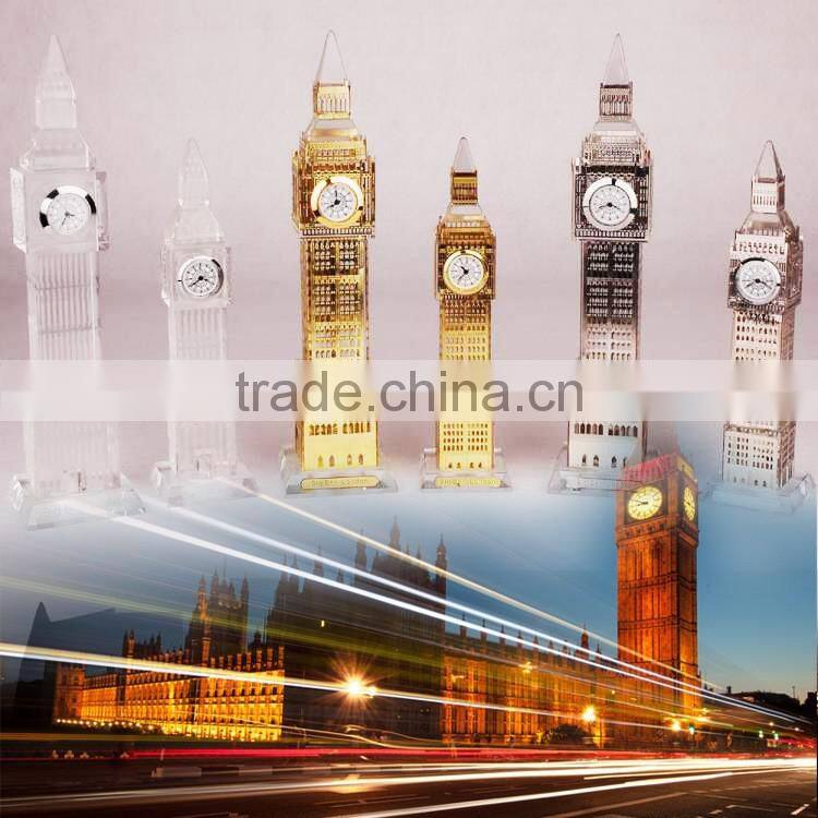 High Quanlity Crystal Big Ben model For UK Souvenir GIFT